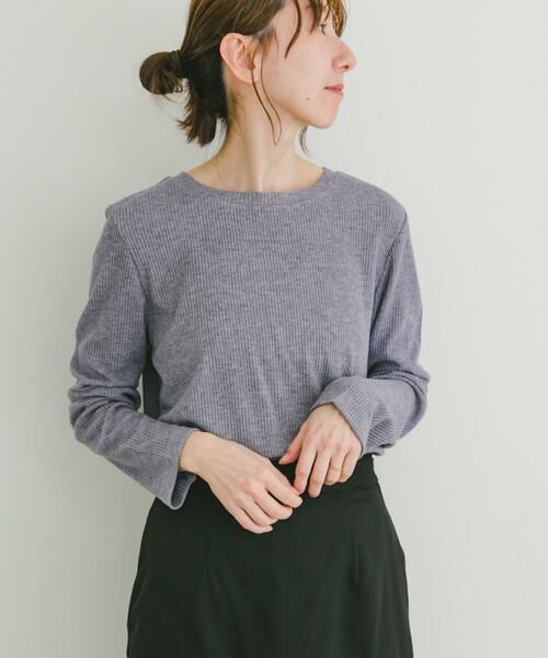 URBAN RESEARCH ITEMS / アーバンリサーチ アイテムズ Tシャツ | リブクルーネックカットソー | 詳細13