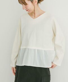 URBAN RESEARCH ITEMS / アーバンリサーチ アイテムズ Tシャツ | カットミラノドッキングプルオーバー