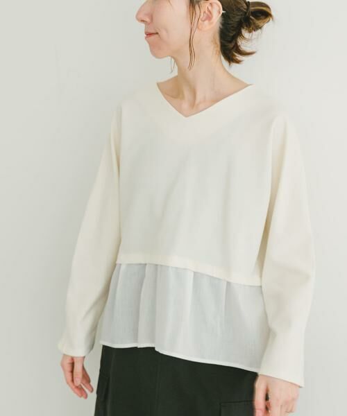 URBAN RESEARCH ITEMS / アーバンリサーチ アイテムズ Tシャツ | カットミラノドッキングプルオーバー | 詳細1