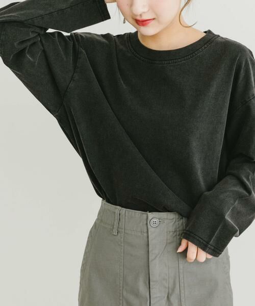 URBAN RESEARCH ITEMS / アーバンリサーチ アイテムズ Tシャツ | ピグメントロングTシャツ | 詳細11