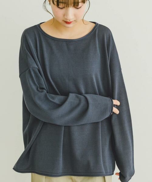 URBAN RESEARCH ITEMS / アーバンリサーチ アイテムズ ニット・セーター | ボートネックルーズニット | 詳細1