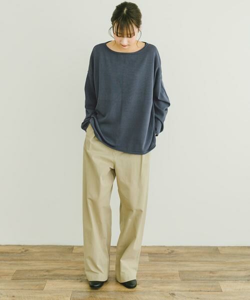 URBAN RESEARCH ITEMS / アーバンリサーチ アイテムズ ニット・セーター | ボートネックルーズニット | 詳細3