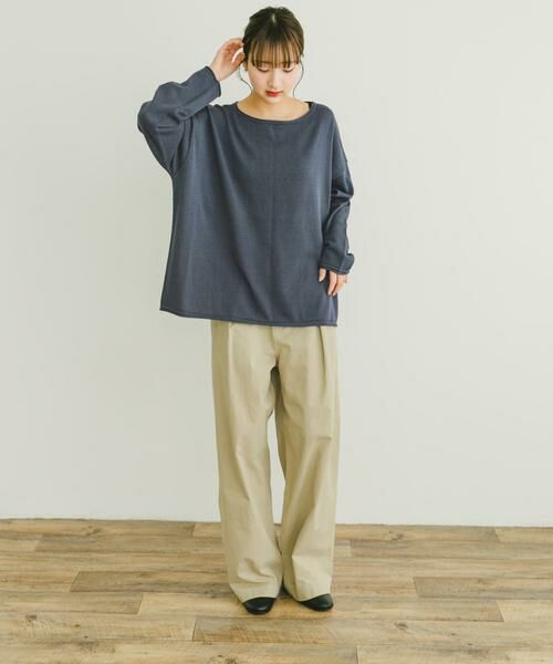 URBAN RESEARCH ITEMS / アーバンリサーチ アイテムズ ニット・セーター | ボートネックルーズニット | 詳細4