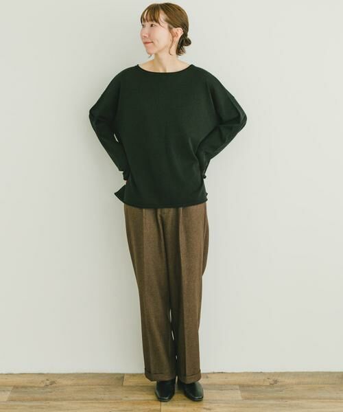 URBAN RESEARCH ITEMS / アーバンリサーチ アイテムズ ニット・セーター | ボートネックルーズニット | 詳細12