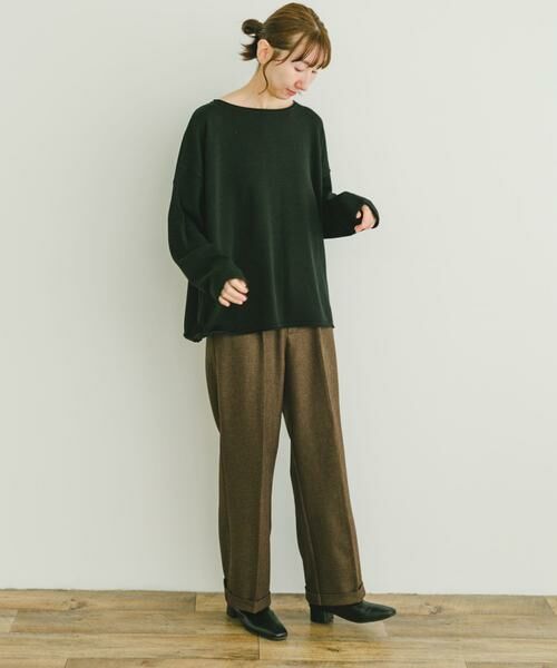 URBAN RESEARCH ITEMS / アーバンリサーチ アイテムズ ニット・セーター | ボートネックルーズニット | 詳細14