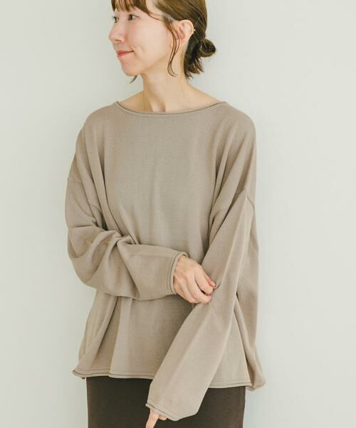 URBAN RESEARCH ITEMS / アーバンリサーチ アイテムズ ニット・セーター | ボートネックルーズニット | 詳細17