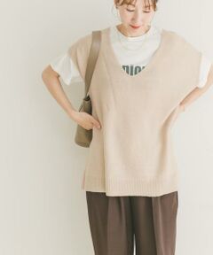 URBAN RESEARCH ITEMS / アーバンリサーチ アイテムズ ニット・セーター | アンゴラタッチユルVニットベスト