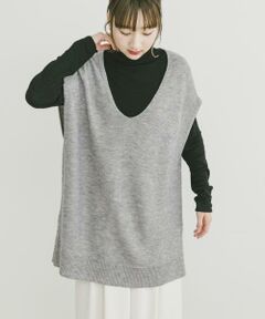 URBAN RESEARCH ITEMS / アーバンリサーチ アイテムズ ニット・セーター | アンゴラタッチユルVニットベスト