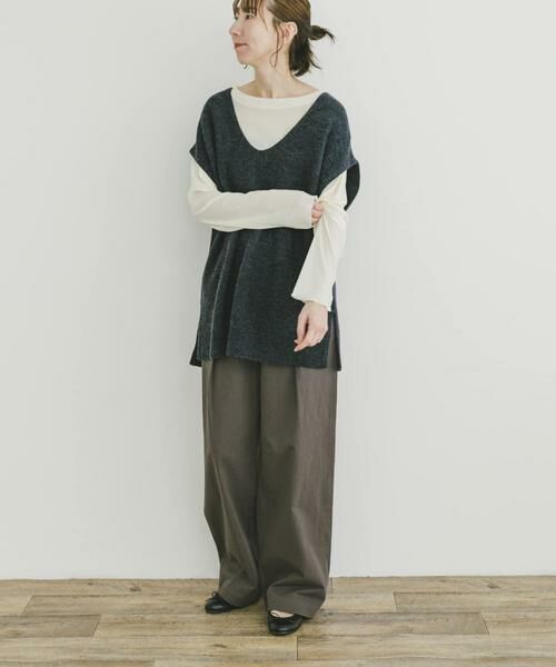 URBAN RESEARCH ITEMS / アーバンリサーチ アイテムズ ニット・セーター | アンゴラタッチユルVニットベスト | 詳細3