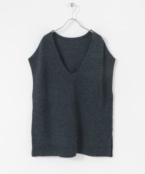 URBAN RESEARCH ITEMS / アーバンリサーチ アイテムズ ニット・セーター | アンゴラタッチユルVニットベスト | 詳細6