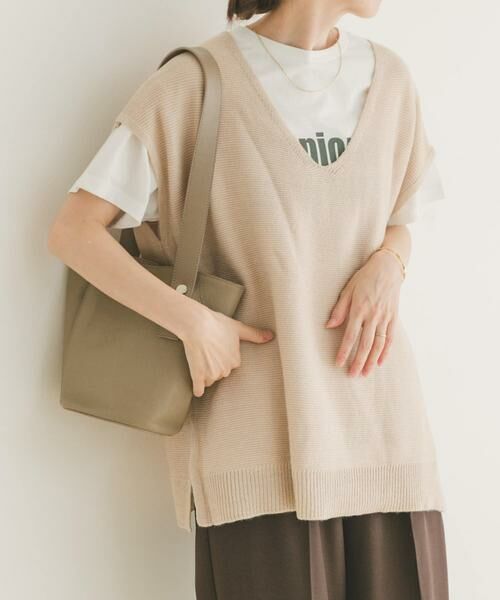 URBAN RESEARCH ITEMS / アーバンリサーチ アイテムズ ニット・セーター | アンゴラタッチユルVニットベスト | 詳細8