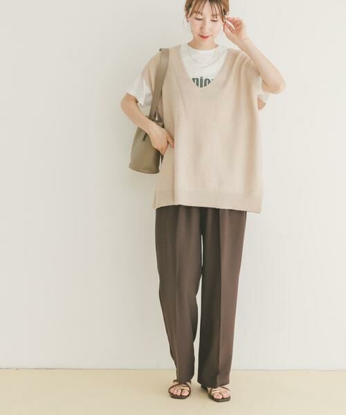 URBAN RESEARCH ITEMS / アーバンリサーチ アイテムズ ニット・セーター | アンゴラタッチユルVニットベスト | 詳細11