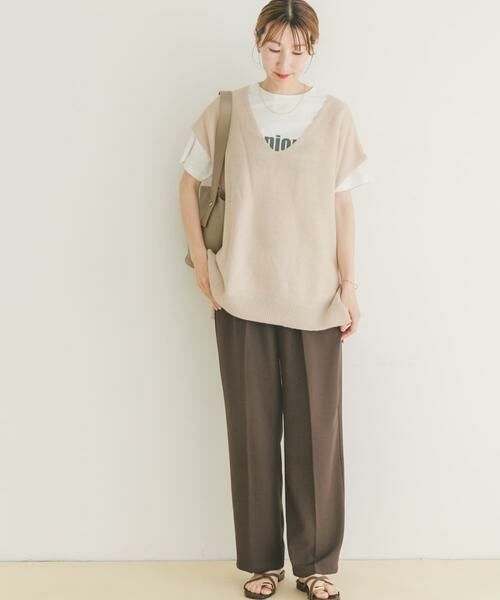 URBAN RESEARCH ITEMS / アーバンリサーチ アイテムズ ニット・セーター | アンゴラタッチユルVニットベスト | 詳細12