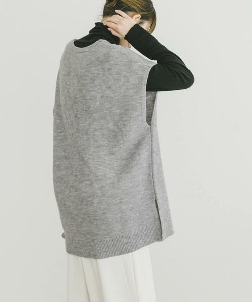 URBAN RESEARCH ITEMS / アーバンリサーチ アイテムズ ニット・セーター | アンゴラタッチユルVニットベスト | 詳細17