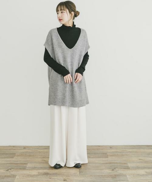 URBAN RESEARCH ITEMS / アーバンリサーチ アイテムズ ニット・セーター | アンゴラタッチユルVニットベスト | 詳細19