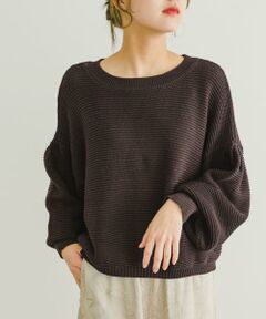 URBAN RESEARCH ITEMS / アーバンリサーチ アイテムズ ニット・セーター | ガーターボリュームスリーブニット