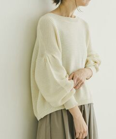 URBAN RESEARCH ITEMS / アーバンリサーチ アイテムズ ニット・セーター | ガーターボリュームスリーブニット