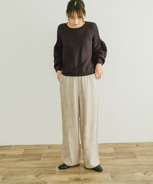 URBAN RESEARCH ITEMS / アーバンリサーチ アイテムズ ニット・セーター | ガーターボリュームスリーブニット | 詳細4