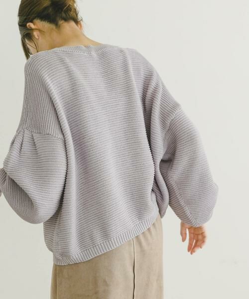 URBAN RESEARCH ITEMS / アーバンリサーチ アイテムズ ニット・セーター | ガーターボリュームスリーブニット | 詳細11