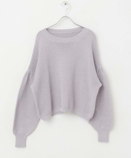 URBAN RESEARCH ITEMS / アーバンリサーチ アイテムズ ニット・セーター | ガーターボリュームスリーブニット | 詳細15