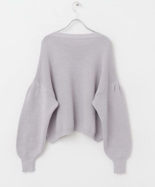 URBAN RESEARCH ITEMS / アーバンリサーチ アイテムズ ニット・セーター | ガーターボリュームスリーブニット | 詳細16