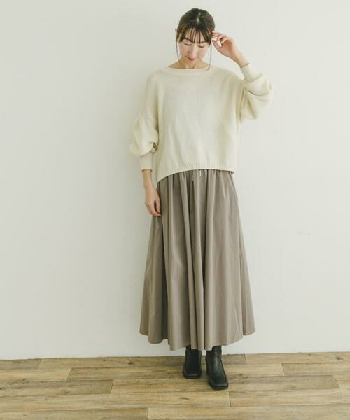 URBAN RESEARCH ITEMS / アーバンリサーチ アイテムズ ニット・セーター | ガーターボリュームスリーブニット | 詳細23