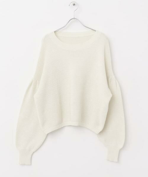 URBAN RESEARCH ITEMS / アーバンリサーチ アイテムズ ニット・セーター | ガーターボリュームスリーブニット | 詳細26