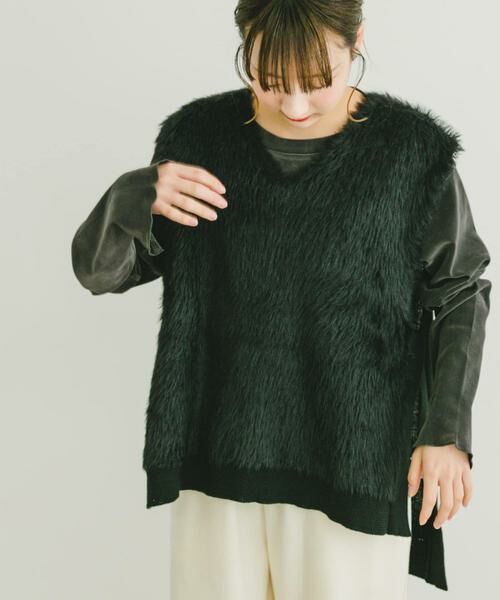 URBAN RESEARCH ITEMS / アーバンリサーチ アイテムズ ベスト | フロントシャギーベスト | 詳細3