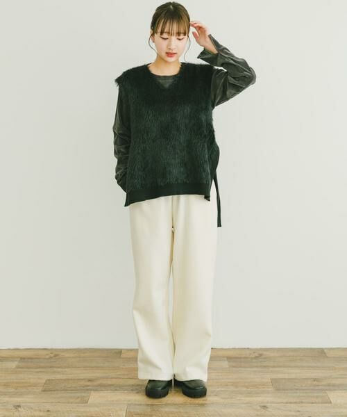 URBAN RESEARCH ITEMS / アーバンリサーチ アイテムズ ベスト | フロントシャギーベスト | 詳細5