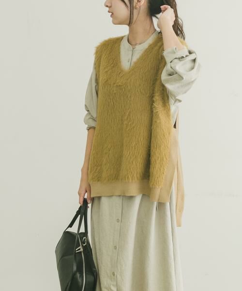 URBAN RESEARCH ITEMS / アーバンリサーチ アイテムズ ベスト | フロントシャギーベスト | 詳細10