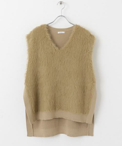 URBAN RESEARCH ITEMS / アーバンリサーチ アイテムズ ベスト | フロントシャギーベスト | 詳細14