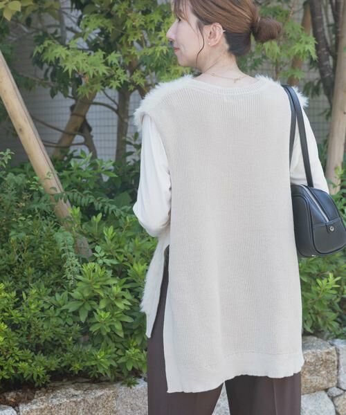 URBAN RESEARCH ITEMS / アーバンリサーチ アイテムズ ベスト | フロントシャギーベスト | 詳細20