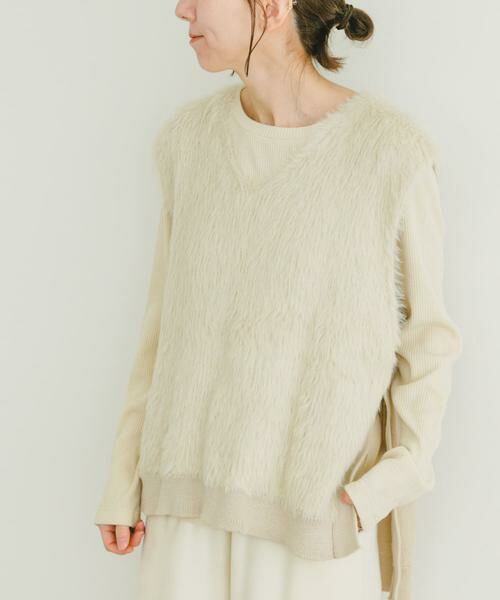 URBAN RESEARCH ITEMS / アーバンリサーチ アイテムズ ベスト | フロントシャギーベスト | 詳細23