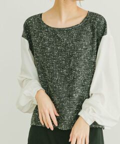 URBAN RESEARCH ITEMS / アーバンリサーチ アイテムズ シャツ・ブラウス | ツイードドッキングブラウス