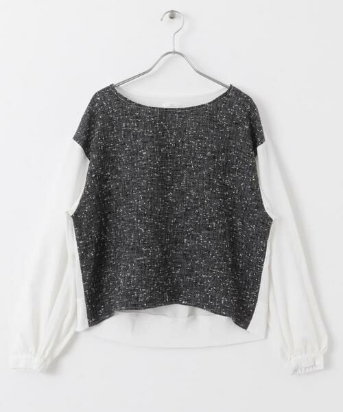 URBAN RESEARCH ITEMS / アーバンリサーチ アイテムズ シャツ・ブラウス | ツイードドッキングブラウス | 詳細13