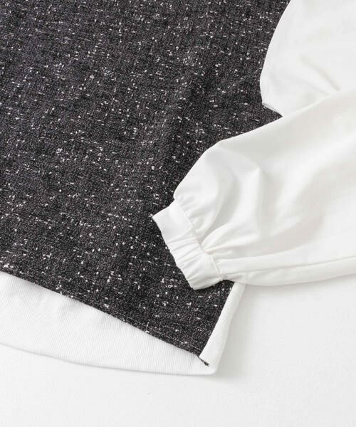 URBAN RESEARCH ITEMS / アーバンリサーチ アイテムズ シャツ・ブラウス | ツイードドッキングブラウス | 詳細14