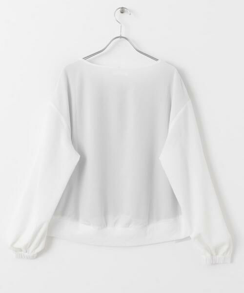 URBAN RESEARCH ITEMS / アーバンリサーチ アイテムズ シャツ・ブラウス | ツイードドッキングブラウス | 詳細15