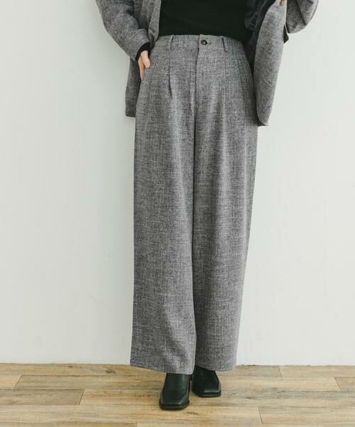 URBAN RESEARCH ITEMS / アーバンリサーチ アイテムズ その他パンツ | ツイードライクワイドパンツ | 詳細1