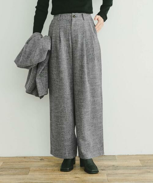 URBAN RESEARCH ITEMS / アーバンリサーチ アイテムズ その他パンツ | ツイードライクワイドパンツ | 詳細2