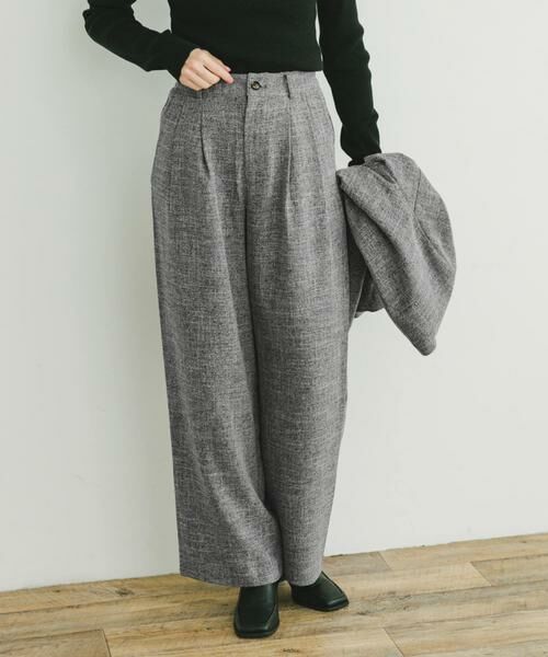 URBAN RESEARCH ITEMS / アーバンリサーチ アイテムズ その他パンツ | ツイードライクワイドパンツ | 詳細3