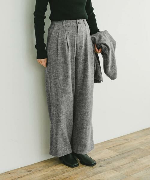 URBAN RESEARCH ITEMS / アーバンリサーチ アイテムズ その他パンツ | ツイードライクワイドパンツ | 詳細4