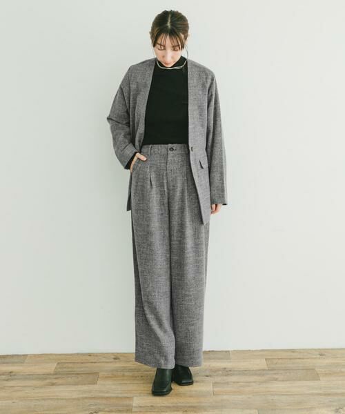 URBAN RESEARCH ITEMS / アーバンリサーチ アイテムズ その他パンツ | ツイードライクワイドパンツ | 詳細5