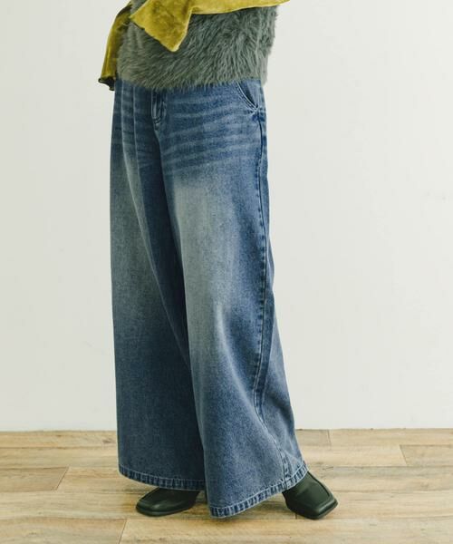 URBAN RESEARCH ITEMS / アーバンリサーチ アイテムズ デニムパンツ | ワイドデニム | 詳細10