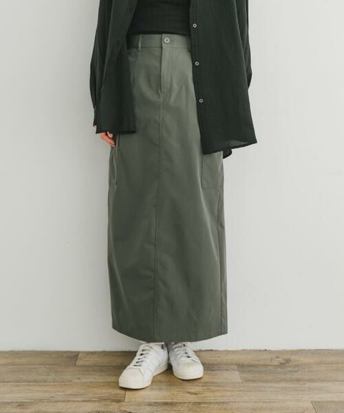 URBAN RESEARCH ITEMS / アーバンリサーチ アイテムズ スカート | アウトポケットロングスカート | 詳細1