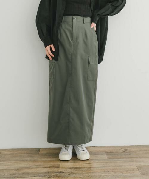 URBAN RESEARCH ITEMS / アーバンリサーチ アイテムズ スカート | アウトポケットロングスカート | 詳細2
