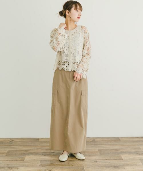 URBAN RESEARCH ITEMS / アーバンリサーチ アイテムズ スカート | アウトポケットロングスカート | 詳細17