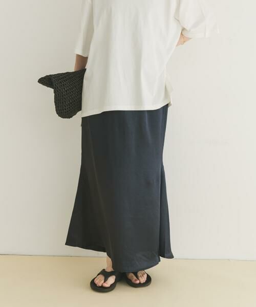 URBAN RESEARCH ITEMS / アーバンリサーチ アイテムズ スカート | サテンマーメイドスカート | 詳細1