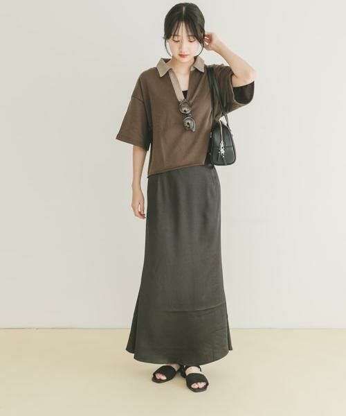 URBAN RESEARCH ITEMS / アーバンリサーチ アイテムズ スカート | サテンマーメイドスカート | 詳細12