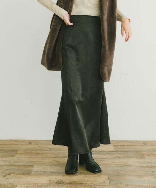 URBAN RESEARCH ITEMS / アーバンリサーチ アイテムズ スカート | サテンマーメイドスカート | 詳細15