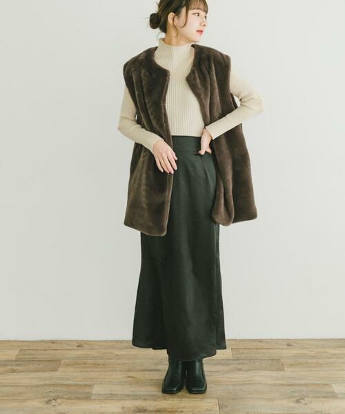 URBAN RESEARCH ITEMS / アーバンリサーチ アイテムズ スカート | サテンマーメイドスカート | 詳細16